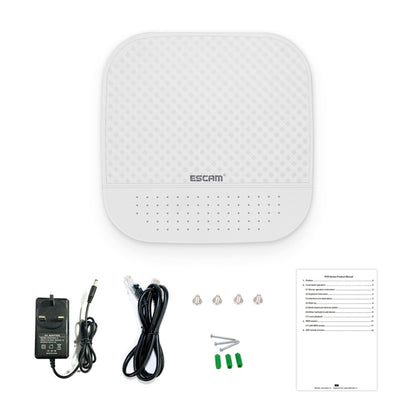 ESCAM PVR204 1080P 4CH+2CH ONVIF NVR เครื่องบันทึกวิดีโอดิจิตอลพร้อม 2CH Cloud Channel สำหรับระบบกล้อง IP, PVR204