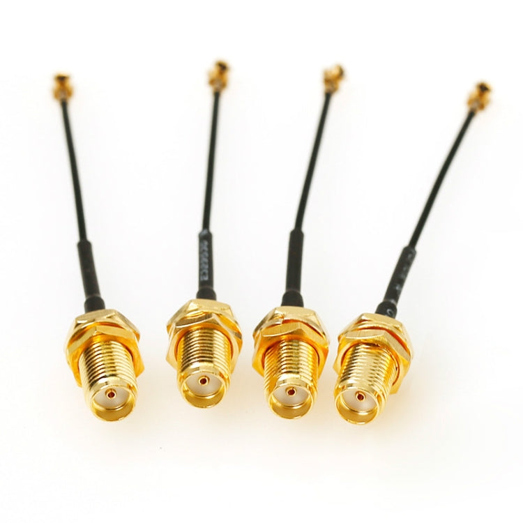 5 ชิ้น / เซ็ต RG178 Ufl / IPX / IPEX ถึง SMA หญิงอะแดปเตอร์สายถักเปีย, ความยาว: 20 ซม., 20cm