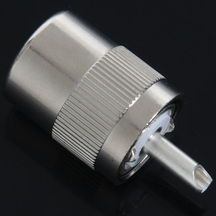UHF ชาย PL259 / SO239 ขั้วต่อการ์ดโคแอกเซียล RFC400 RG8 แบบบิดบน RFC400