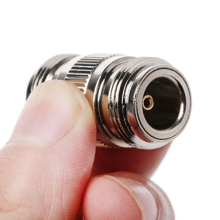 N-Type แจ็คตัวเมียคู่ RF Coupler WiFi เสาอากาศโคแอกเชียลอะแดปเตอร์ขั้วต่อบาร์เรล
