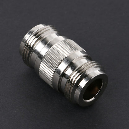 N-Type แจ็คตัวเมียคู่ RF Coupler WiFi เสาอากาศโคแอกเชียลอะแดปเตอร์ขั้วต่อบาร์เรล