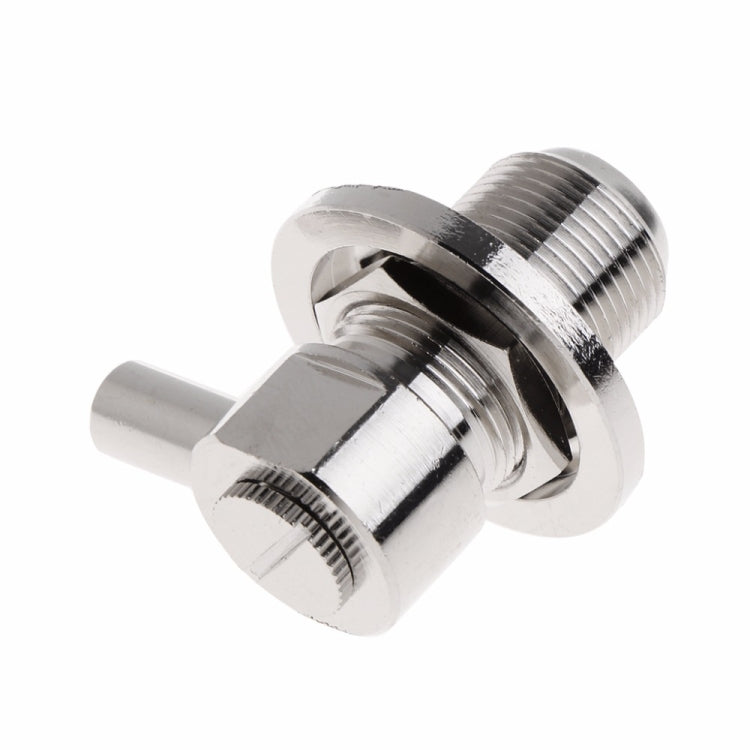 UHF ตัวเมีย SO239 ขั้วต่อ RF มุมขวาสำหรับสายโคแอกเซียล RG58 / RG142 LMR195