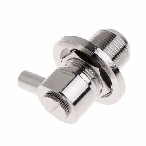 UHF ตัวเมีย SO239 ขั้วต่อ RF มุมขวาสำหรับสายโคแอกเซียล RG58 / RG142 LMR195
