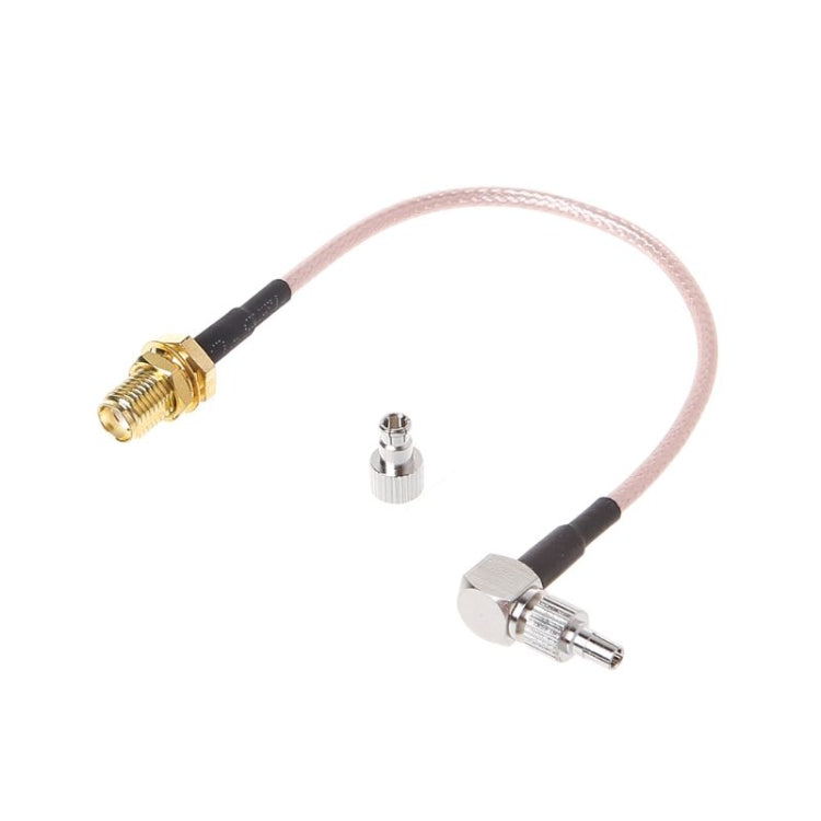 SMA หญิงถึง CRC9 / TS9 คู่ RF เชื่อมต่อโคแอกเชียลสายอะแดปเตอร์ RG316 ความยาว: 15 ซม.