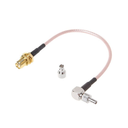 SMA หญิงถึง CRC9 / TS9 คู่ RF เชื่อมต่อโคแอกเชียลสายอะแดปเตอร์ RG316 ความยาว: 15 ซม.