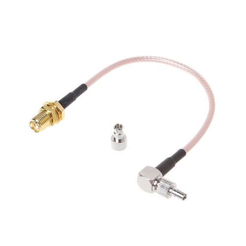 SMA หญิงถึง CRC9 / TS9 คู่ RF เชื่อมต่อโคแอกเชียลสายอะแดปเตอร์ RG316 ความยาว: 15 ซม.