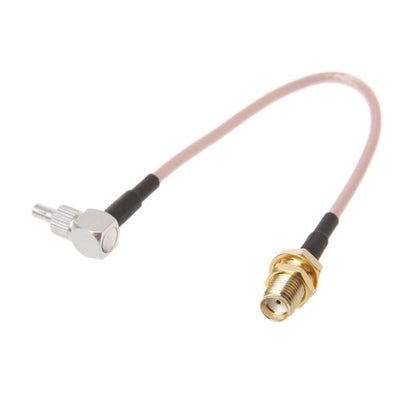 SMA หญิงถึง CRC9 / TS9 คู่ RF เชื่อมต่อโคแอกเชียลสายอะแดปเตอร์ RG316 ความยาว: 15 ซม.