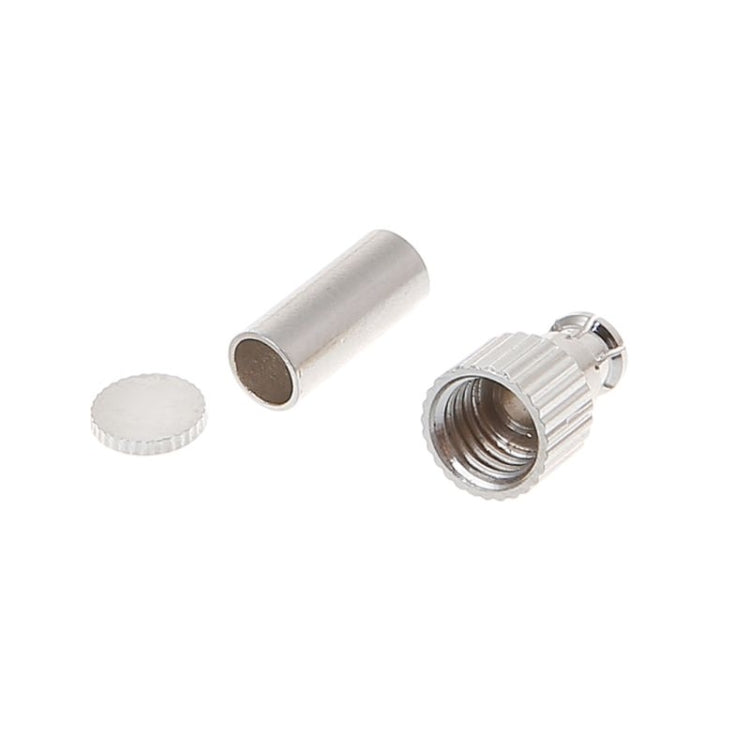 2 in 1 TS9 / CRC9 มุมขวาชาย RF เชื่อมต่อการ์ดโคแอกเซียลสำหรับ RG174 / 178 / 316 LMR100