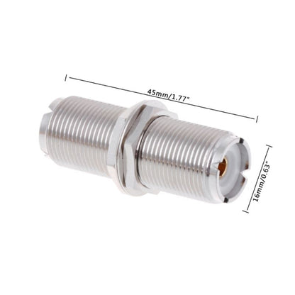 อะแดปเตอร์ขั้วต่อหญิงถึงหญิง UHF KY UHF รุ่นขยาย
