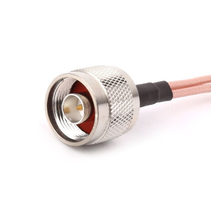 RG316 N ชายถึง 2xTS9 / 2xCRC9 ปลั๊กตัวผู้ Combiner แยกสายเชื่อมต่อความยาว: 15 ซม.