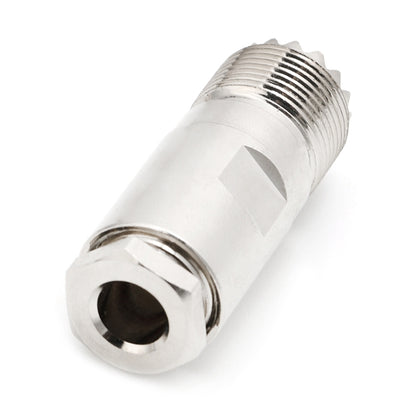 UHF SO239 PL259 หญิงปลั๊กอะแดปเตอร์แคลมป์