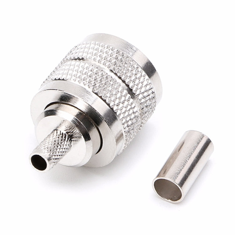 10 ชิ้น UHF ชาย PL259 เสียบจีบเชื่อมต่ออะแดปเตอร์