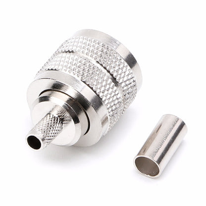 10 ชิ้น UHF ชาย PL259 เสียบจีบเชื่อมต่ออะแดปเตอร์