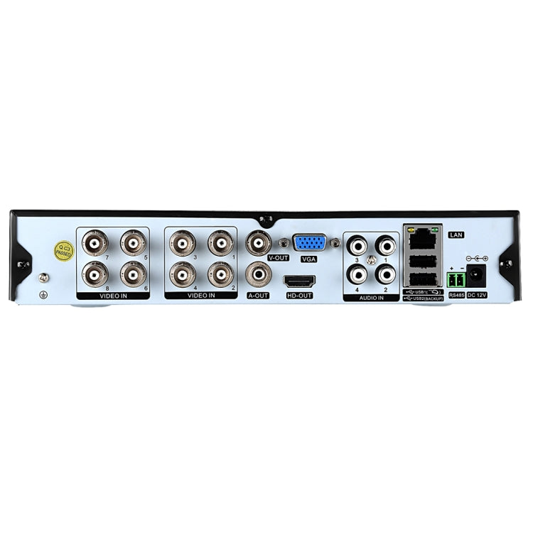 A81U-ZS 5 in 1 8 Channel Dual Stream H.264 1080N AHD DVR รองรับสัญญาณ AHD / TVI / CVI / CVBS / IP, A81U-ZS