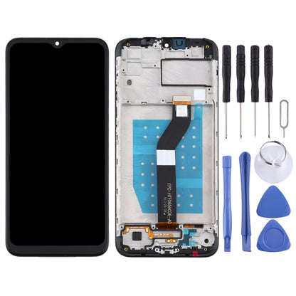หน้าจอแอลซีดีและชุดประกอบDigitizerพร้อมกรอบสำหรับMotorola Moto G8 Power Lite, For Moto G8 Power Lite