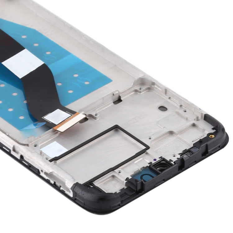 หน้าจอแอลซีดีและชุดประกอบDigitizerพร้อมกรอบสำหรับMotorola Moto G8 Power Lite, For Moto G8 Power Lite