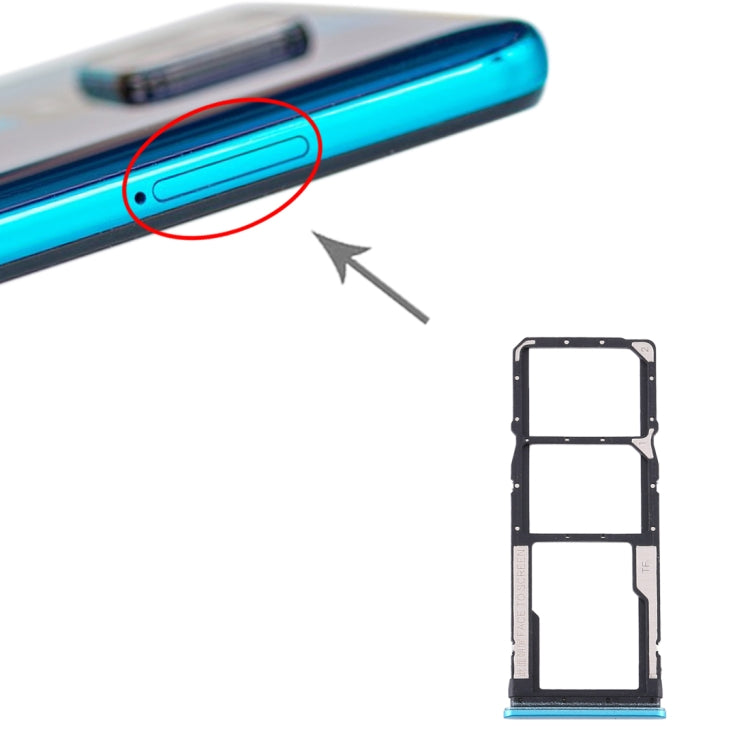 ถาดซิมการ์ด + ถาดซิมการ์ด + ถาดการ์ด Micro SD สำหรับ Xiaomi Redmi Note 9S / Redmi Note 9 Pro Max / Redmi Note 9 Pro อินเดีย / Note 10 Lite, For Xiaomi Redmi Note 9S / Redmi Note 9 Pro Max / Redmi Note 9 Pro India                                        ...