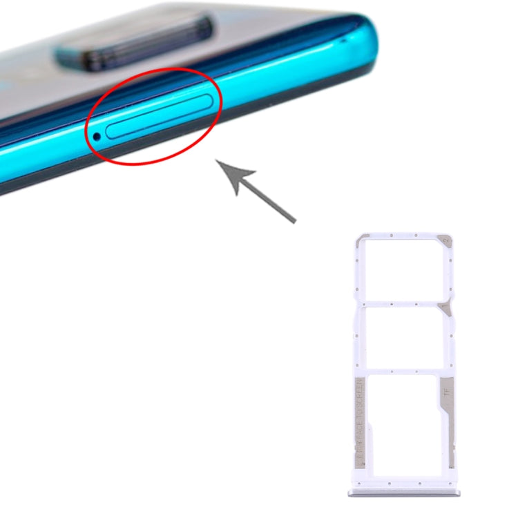 ถาดซิมการ์ด + ถาดซิมการ์ด + ถาดการ์ด Micro SD สำหรับ Xiaomi Redmi Note 9S / Redmi Note 9 Pro Max / Redmi Note 9 Pro อินเดีย / Note 10 Lite, For Xiaomi Redmi Note 9S / Redmi Note 9 Pro Max / Redmi Note 9 Pro India                                        ...