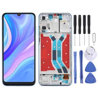 หน้าจอแอลซีดีและชุดประกอบDigitizerพร้อมกรอบสำหรับHuawei Enjoy 10S, For Huawei Enjoy 10s(Breathing Crystal)