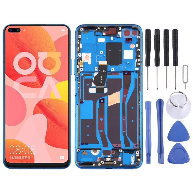หน้าจอแอลซีดีและชุดประกอบDigitizerพร้อมกรอบสำหรับHuawei Nova 6 5G, For Huawei Nova 6 5G, For Huawei Nova 6 5G (Dark Blue), For Huawei Nova 6 5G(Purple)