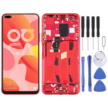 หน้าจอแอลซีดีและชุดประกอบDigitizerพร้อมกรอบสำหรับHuawei Nova 6 5G, For Huawei Nova 6 5G, For Huawei Nova 6 5G (Dark Blue), For Huawei Nova 6 5G(Purple)