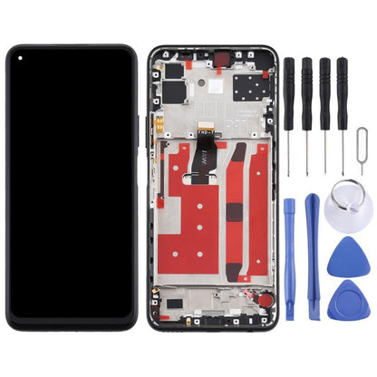 หน้าจอแอลซีดีและชุดประกอบDigitizerพร้อมกรอบสำหรับHuawei Nova 7 SE, For Huawei Nova 7 SE