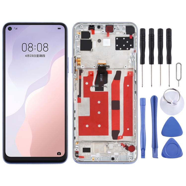 หน้าจอแอลซีดีและชุดประกอบDigitizerพร้อมกรอบสำหรับHuawei Nova 7 SE, For Huawei Nova 7 SE