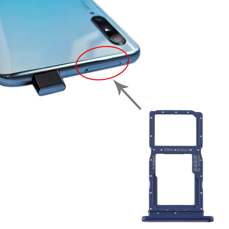 ถาดซิมการ์ด + ถาดซิมการ์ด / ถาดการ์ด Micro SD สำหรับ Huawei Y9s 2020, For Huawei Y9s 2020