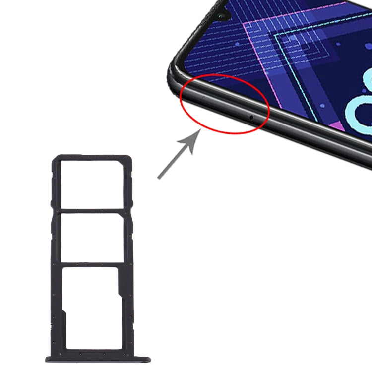 ถาดซิมการ์ด + ถาดซิมการ์ด + ถาดการ์ด Micro SD สำหรับ Huawei Honor 8A Pro, For Huawei Honor 8A Pro