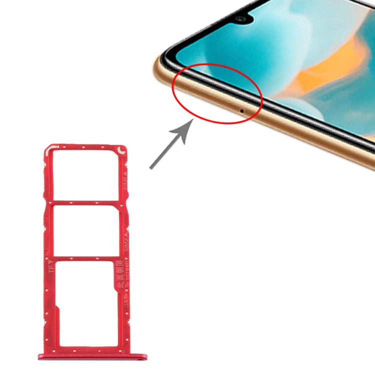 ถาดซิมการ์ด + ถาดซิมการ์ด + ถาดการ์ด Micro SD สำหรับ Huawei Y6 (2019), For Huawei Y6 (2019)