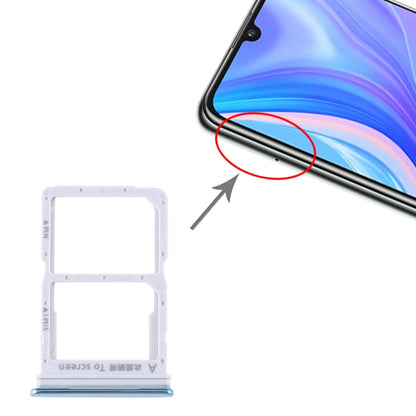 ถาดซิมการ์ด + ถาดการ์ด NM สำหรับ Huawei Y8p, For Huawei Y8p