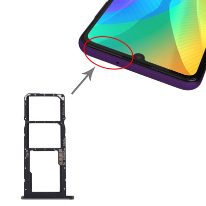 ถาดซิมการ์ด + ถาดซิมการ์ด + ถาดการ์ด Micro SD สำหรับ Huawei Y6p, For Huawei Y6p