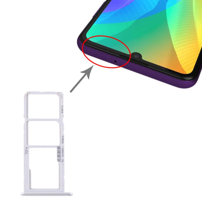 ถาดซิมการ์ด + ถาดซิมการ์ด + ถาดการ์ด Micro SD สำหรับ Huawei Y6p, For Huawei Y6p