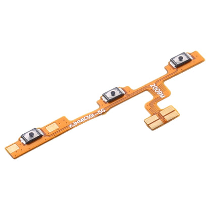 ปุ่มเปิดปิดและปุ่มปรับระดับเสียง Flex Cable สำหรับ Xiaomi Redmi K30i 5G, For Xiaomi Redmi K30i 5G
