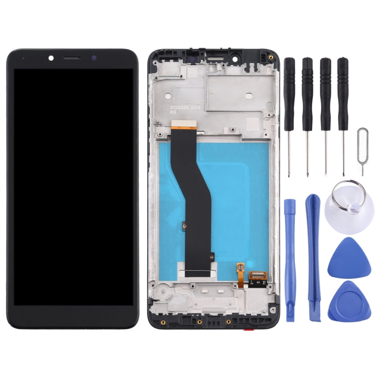 หน้าจอแอลซีดีและชุดประกอบDigitizerพร้อมกรอบสำหรับLG K20 (2019) LM-X120EMW LMX120EMW LM-X120, For LG K20 (2019)