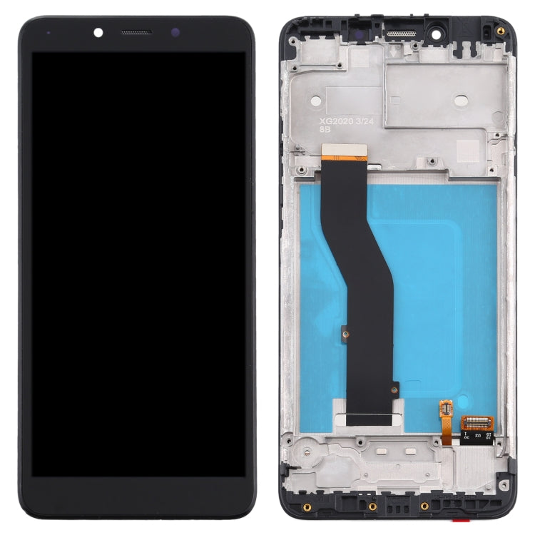 หน้าจอแอลซีดีและชุดประกอบDigitizerพร้อมกรอบสำหรับLG K20 (2019) LM-X120EMW LMX120EMW LM-X120, For LG K20 (2019)