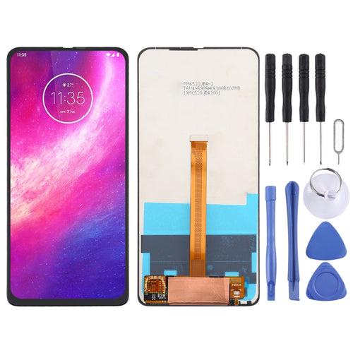 หน้าจอแอลซีดีและชุดประกอบDigitizerสำหรับMotorola One Hyper, For One Hyper