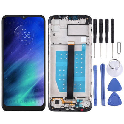 หน้าจอแอลซีดีและชุดประกอบDigitizerพร้อมกรอบสำหรับMotorola One Fusion, For One Fusion