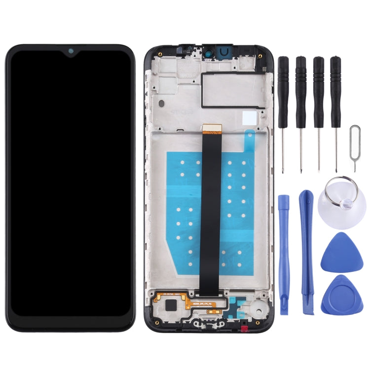 หน้าจอแอลซีดีและชุดประกอบDigitizerพร้อมกรอบสำหรับMotorola One Fusion, For One Fusion