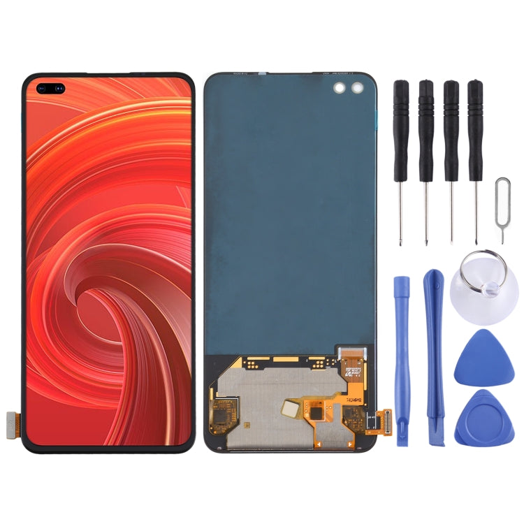 หน้าจอ LCD วัสดุ Super AMOLED ดั้งเดิมและชุดประกอบDigitizerสำหรับOPPO Realme X50 Pro 5G, For Realme X50 Pro 5G