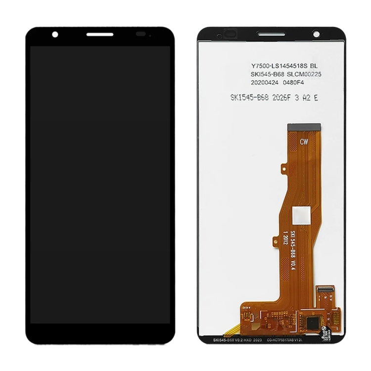 หน้าจอแอลซีดีและชุดประกอบDigitizerสำหรับZTE Blade A3 2020, For ZTE Blade A3 2020
