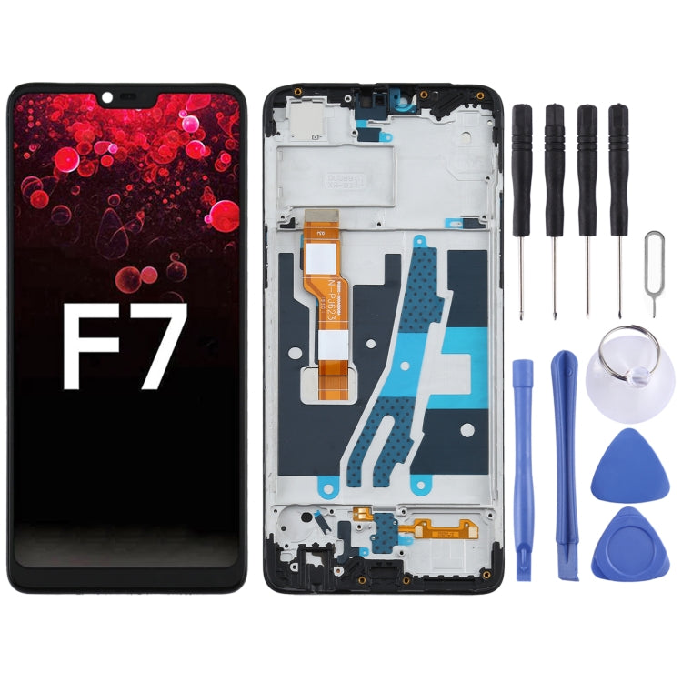 หน้าจอแอลซีดีและชุดประกอบDigitizerพร้อมกรอบสำหรับOPPO A3 / F7 PADM00 CPH1837 PADT00 CPH1819 CPH1821, For OPPO A3