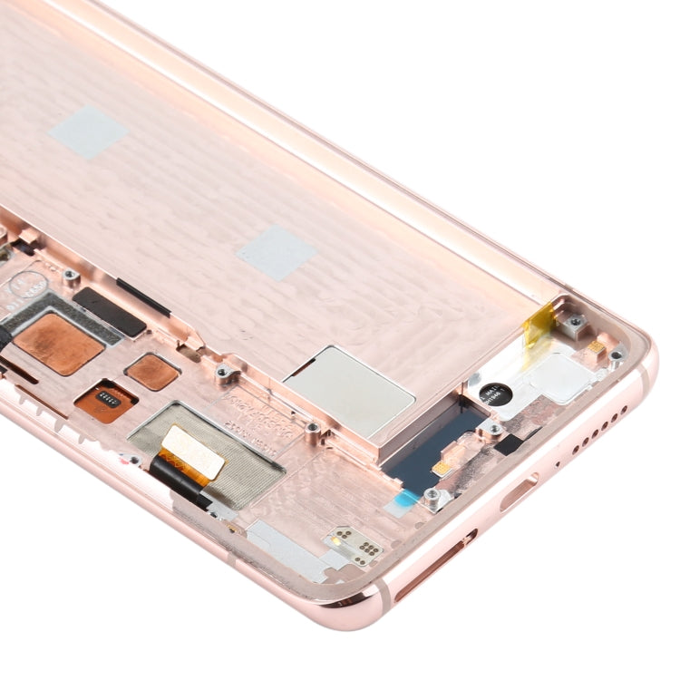 หน้าจอแอลซีดีและชุดประกอบDigitizerพร้อมกรอบสำหรับXiaomi Mi 10 5G / Mi 10 Pro 5G M2001J2G, M2001J2I (รุ่นS), For Xiaomi Mi 10 5G (S Version)(Gold)