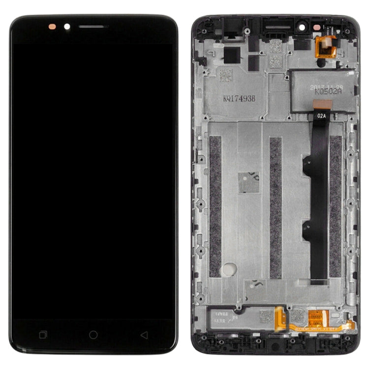 หน้าจอ LCD และชุดประกอบ Digitizer พร้อมกรอบสำหรับ T-Mobile Revvl Plus c3701a, For T-Mobile Revvl Plus(With Frame)