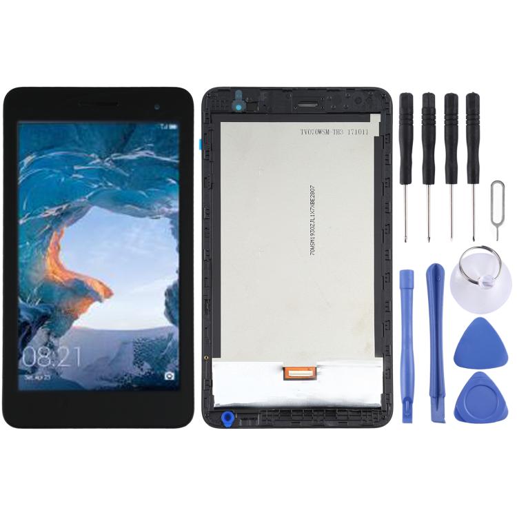 หน้าจอแอลซีดีและชุดประกอบDigitizerพร้อมกรอบสำหรับHuawei MediaPad T2 7.0 BGO-DL09/BGO-L03, For Huawei MediaPad T2 7.0