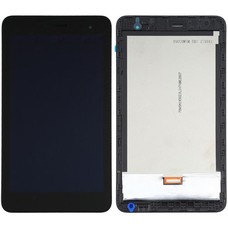 หน้าจอแอลซีดีและชุดประกอบDigitizerพร้อมกรอบสำหรับHuawei MediaPad T2 7.0 BGO-DL09/BGO-L03, For Huawei MediaPad T2 7.0