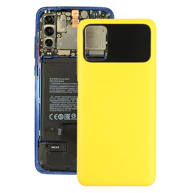 ฝาหลังแบตเตอรี่เดิมสำหรับ Xiaomi Poco M3 M2010J19CG, For Xiaomi Poco M3, For Xiaomi Poco M3(Yellow)