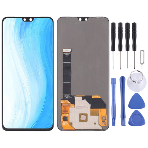 หน้าจอ LCD วัสดุ AMOLED ดั้งเดิมและชุดประกอบ Digitizer สำหรับ Vivo S7/V20 Pro V2020A, For Vivo S7/V20 Pro(Original)