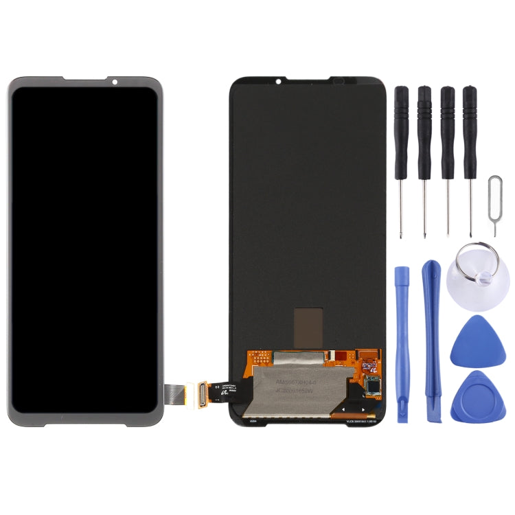 หน้าจอ LCD วัสดุ AMOLED ดั้งเดิมและชุดประกอบ Digitizer สำหรับ Xiaomi Black Shark 3S, For Xiaomi Black Shark 3S(AMOLED Material)