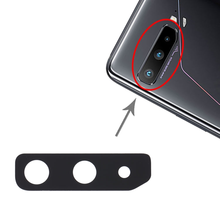 เลนส์กล้องสำหรับ Asus ROG Phone 3 ZS661KS / ZS661KL, For Asus ROG Phone 3